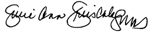 Julie Freischlag signature
