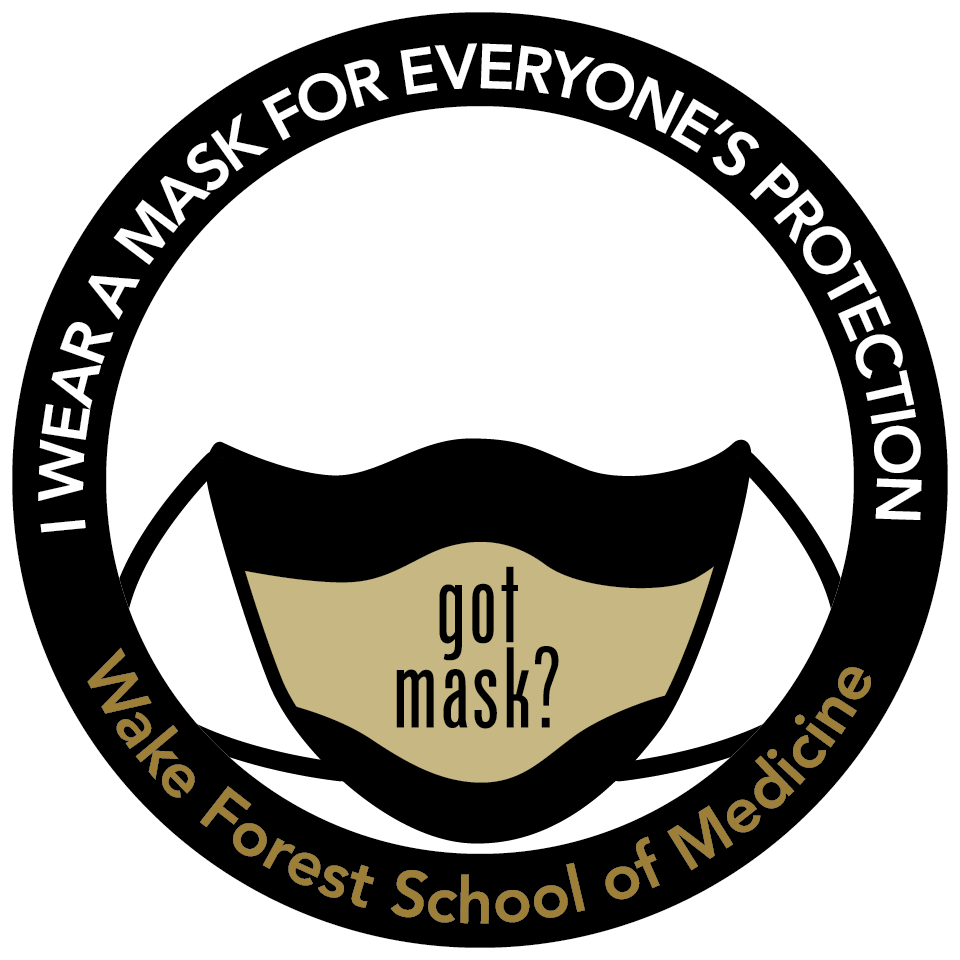 Wake Forest Wear a Mask profile picture frame SOM w-mask