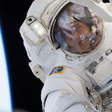 Thomas Marshburn, MD, on a spaceflight mission.